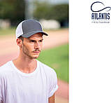 Кепка Atlantis CAMPUS (Чорний з білим 58 см), фото 7