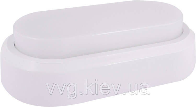 LED-світильник вологозахищений 8Вт 4500К IP54 (e.LED.oval.8.4500.white), E. NEXT (l0810104)