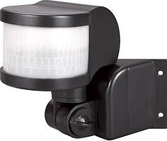 Датчик руху 270° IP44 (e.sensor.pir.13.black), E.NEXT (s061019)