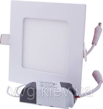 LED-світильник 6Вт 4500К 420Лм квадрат врізний (e.LED.MP.Square.R.6.4500), E. NEXT (l0860004)