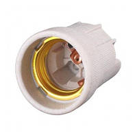 Патрон керамічний Е27 без кріплення, мідний контакт (без маркування), E.NEXT (s9100117p)