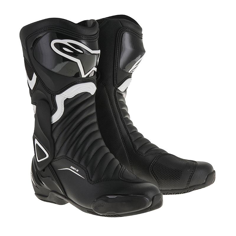 Мотоботы Alpinestars SMX-6 V2 Black White,43