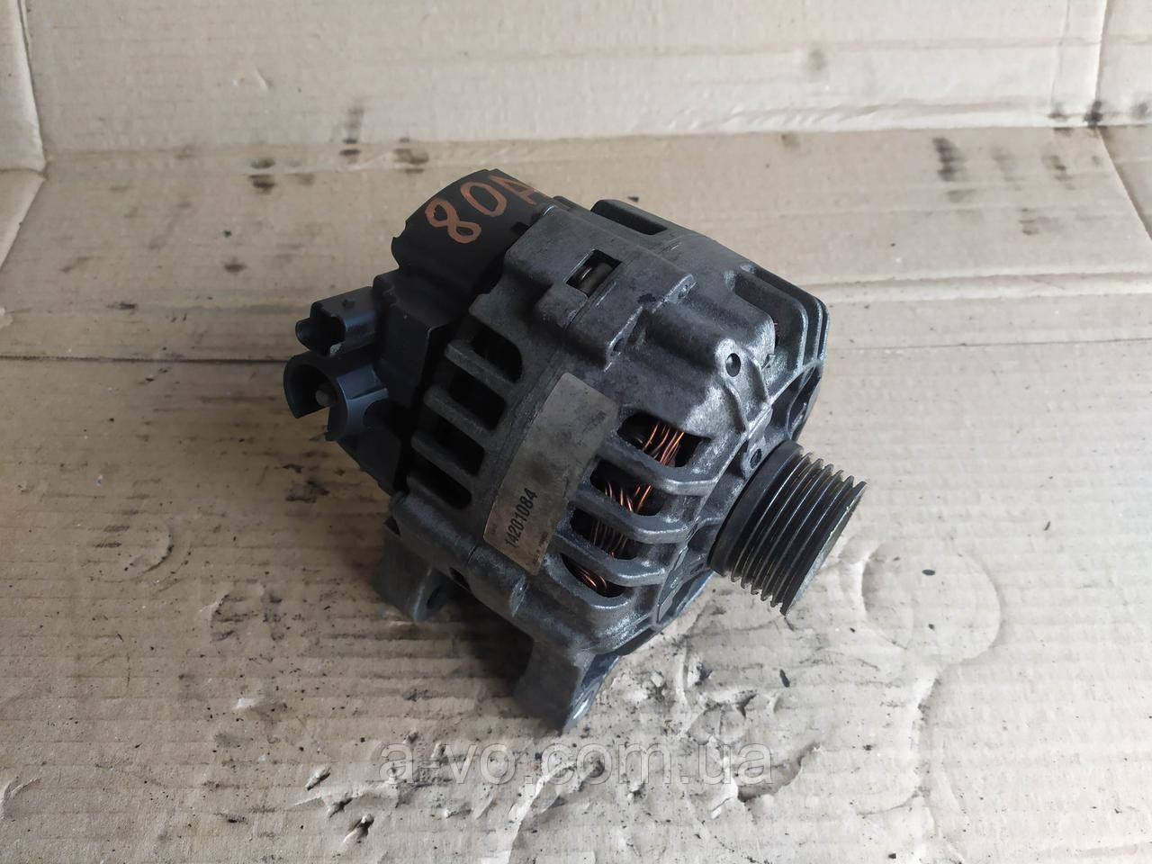 Генератор для Peugeot 207 307 Fiat Scudo 1.4 1.6 16 V 80A S607211A TG9B065 14201084, фото 1