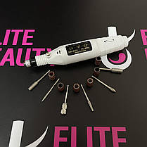 Ручка-фрезер для манікюру і педикюру, біла, фото 4