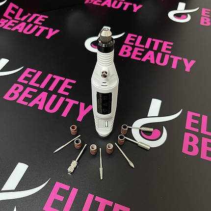 Ручка-фрезер для манікюру і педикюру, біла, фото 1