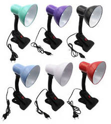 Лампа — прищіпка з вимикачем (у наявності різні кольори)