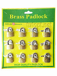 Замки мініатюрні 2001 для валізи 12 шт.