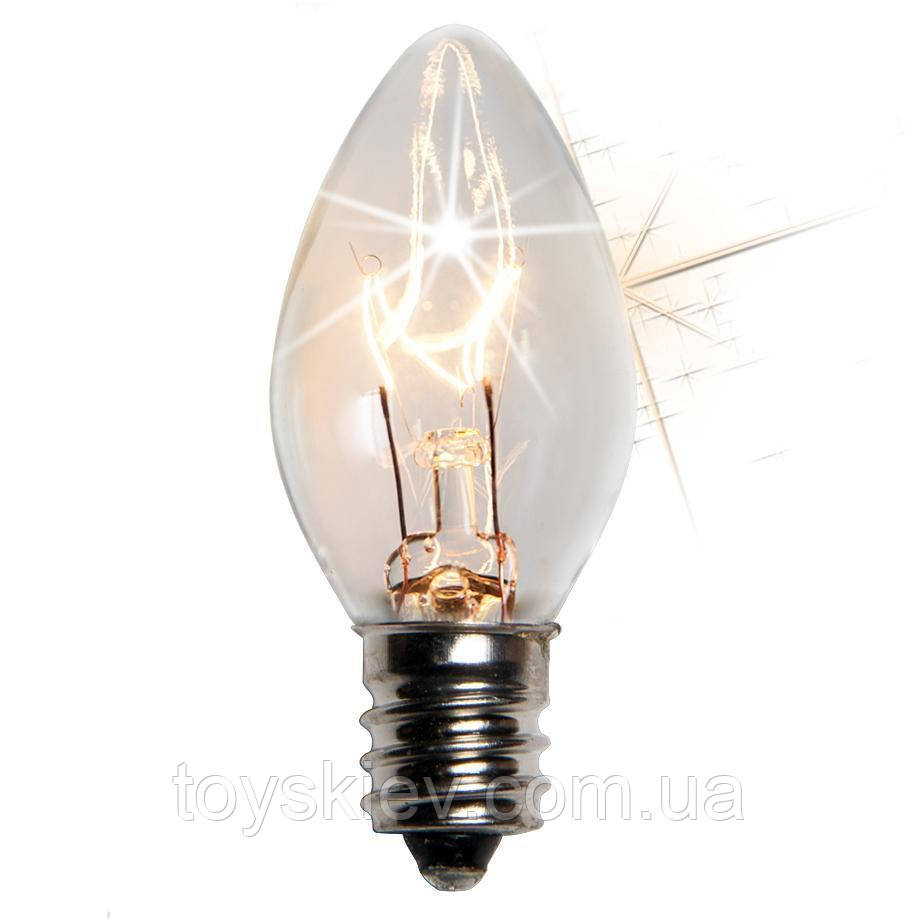 Лампочки для нічників та арома ламп E10 220 V 10 W-пачка 50 шт., фото 1