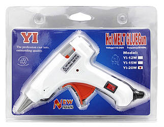 Клейовий пістолет Wild Wolf YL-20W під тонким 7 мм БІЛИЙ