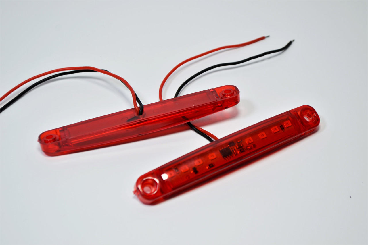 Габарит LED (NTK) 24v 6-діодний червоний, фото 1