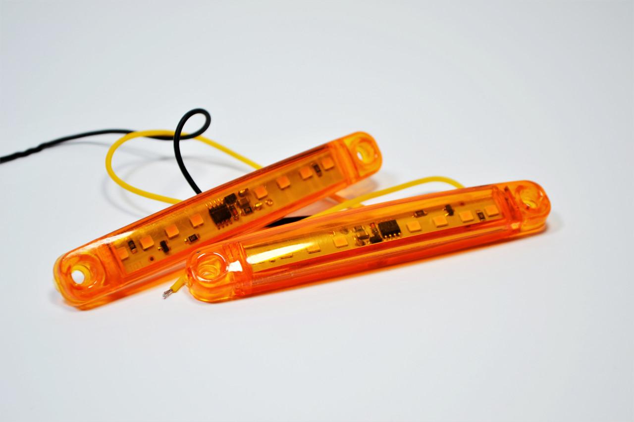 Стробоскопи LED (NTK) 24v 6-ти діодний жовтий, фото 1