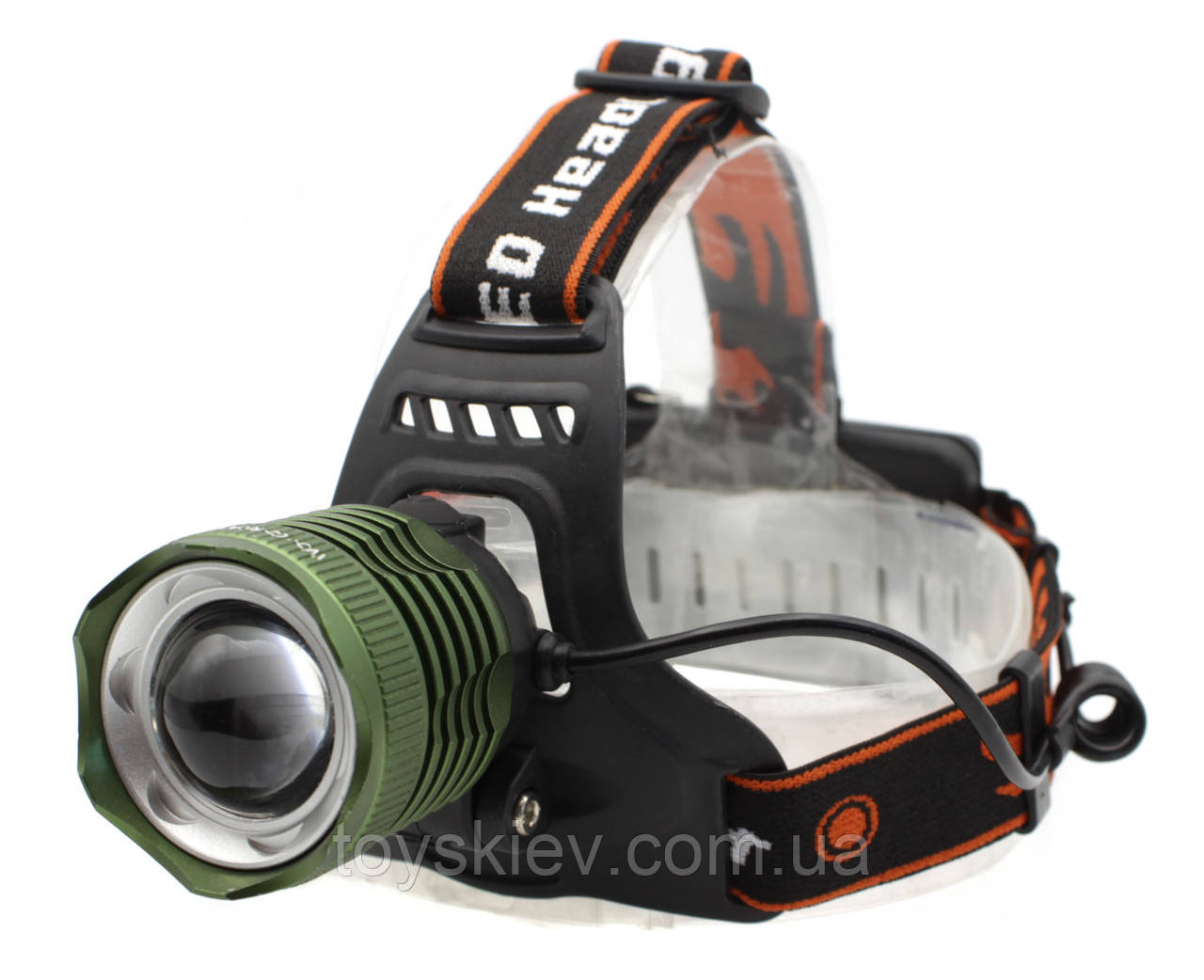 Ліхтар налобний BL-2189/ ЗП micro usb./T6/Zoom/ (RB102), фото 1