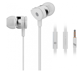 Вакуумні навушники-гарнітура Celebrat D1 Білі