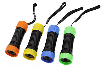 Ліхтар пластиковий Вугілля — 4 / WD271 /3хAAA / 1LED