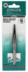 Пінцет для брів прямий Zinger 9 см 1733