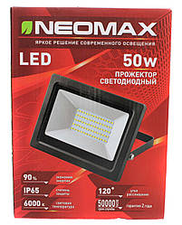 Прожектор світлодіодний NeoMax NX50 50 W LED IP65 6500 K 120 градусів