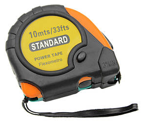 Рулетка вимірювальна Standart довжина: 10 метрів