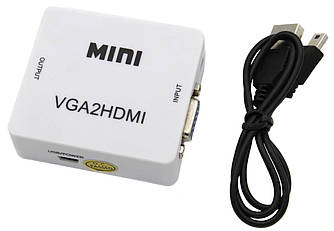 Конвертер — Адаптер перехідник VGA — HDMI 5027