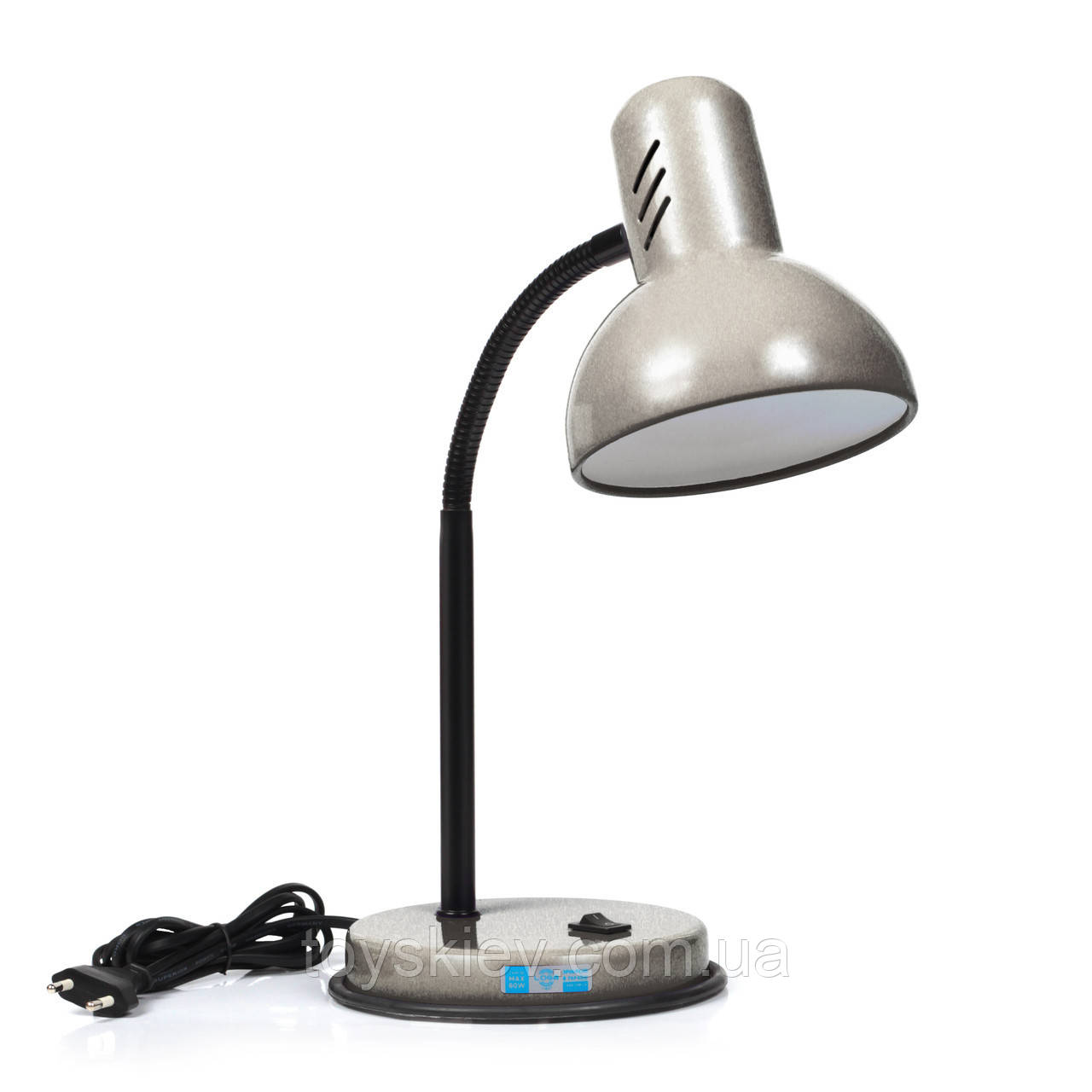 Настільна лампа Loga Light "Україна" (від 25W-60W) СЕРЕБРО, фото 1