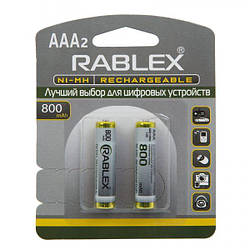 Акумулятор Rablex HR3/AAA Ni-MH 800 mAh 1.2V 1 шт.