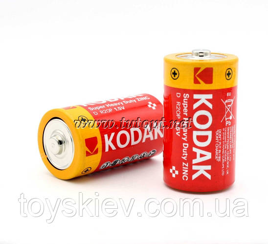 Батарейки KODAK R20P (D), цена 37 грн — Prom.ua (ID#1466993766)