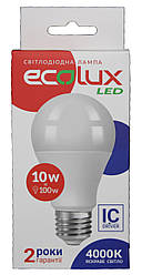 Світлодіодна LED-лампочка EcoLux 10W E27 4000K