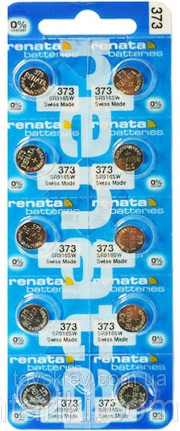 Купить Батарейки Renata 373 / SR916, цена 89 грн — Prom.ua (ID#1467007680)