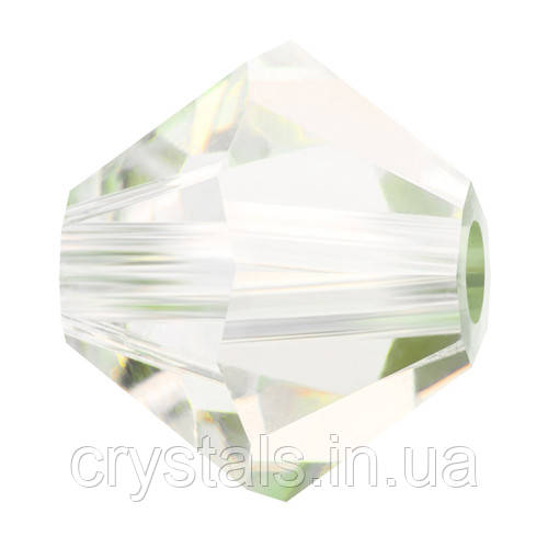Кришталеві біконуси Preciosa (Чехія) 3 мм Crystal Viridian