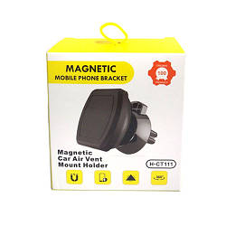 Магнітний тримач для телефона в автомобіль H-CT111