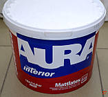  Високоякісна вододисперсійна фарба для стель і стін Mattlatex AURA (5 л/ 7,4 кг), фото 3