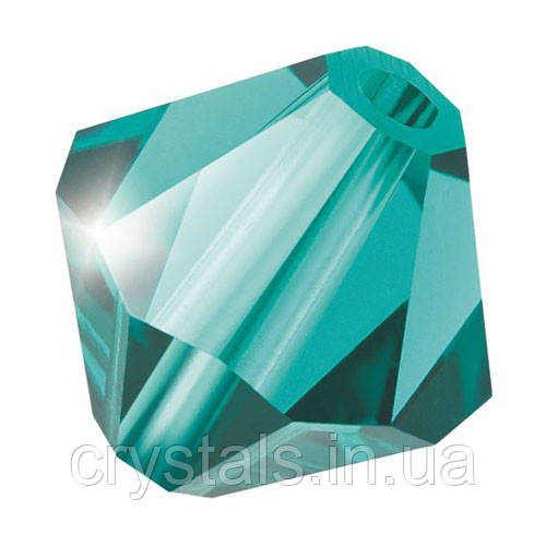 Кришталеві біконуси Preciosa (Чехія) 3 мм Blue Zircon