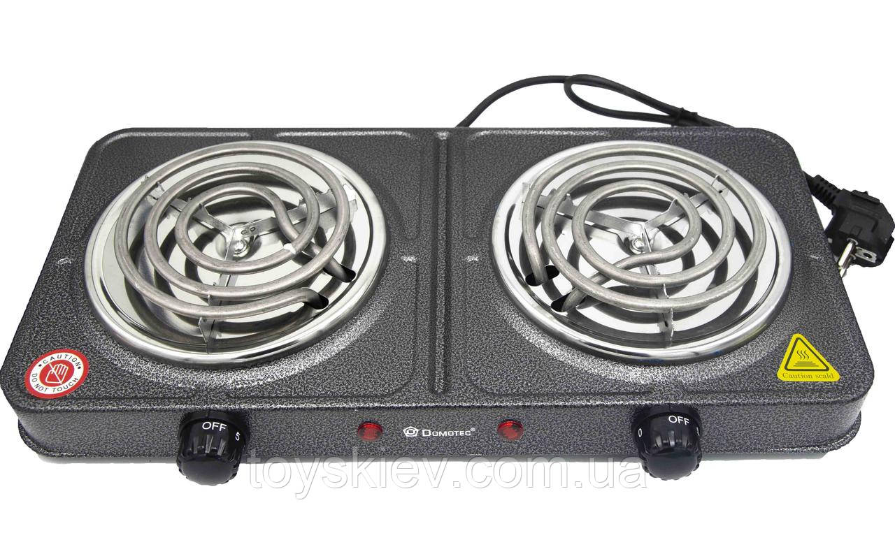 Електрична плитка двокомфорна Domotec MS-5802 — 3027
