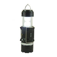 Ліхтар лампа світлодіодний GSH SB-9699 кемпінговий з сонячною панеллю