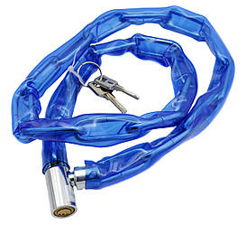 Велосипедний замок ланцюг лазерний ключ 501/довжина 1000 мм