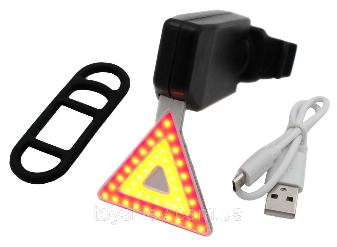 Веломагалка акумуляторна Трикутник 902 microUSB, фото 1