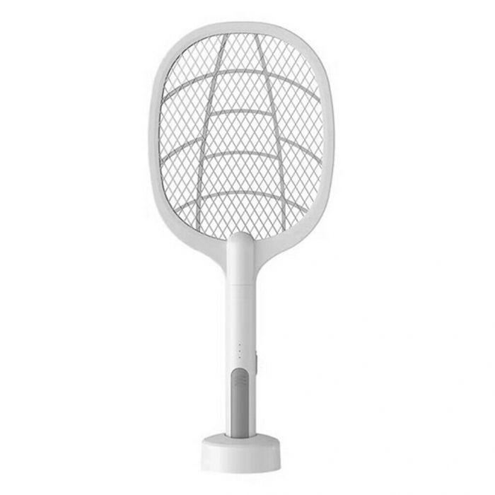 Електрична мухобойка-пастка ELITE LUX EL-2062 (KLZ918) з УФ-лампою і USB-портом для заряджання Біла