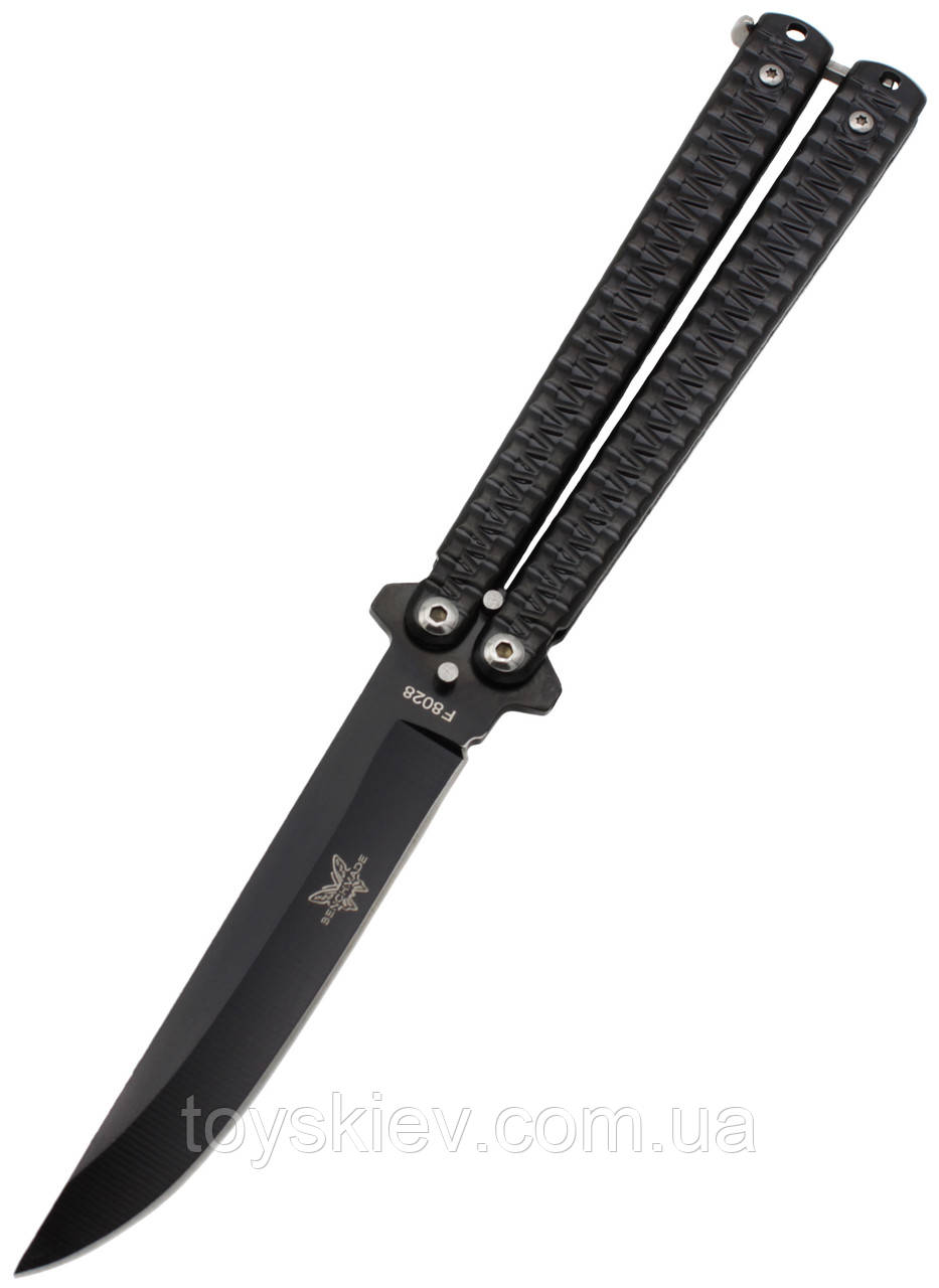 Ніж метелик Zigzag black A807, фото 1