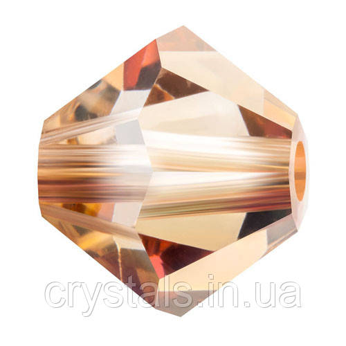 Кришталеві біконуси Crystal з покриттям Preciosa (Чехія) 4 мм, Crystal Celsian