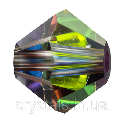 Кришталеві біконуси Preciosa (Чехія) 4 мм Crystal Vitrail Medium