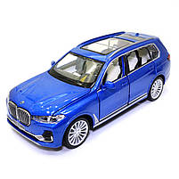 Іграшкова машинка металева «BMW X7» Автопром БМВ, синій, 14*5*5 см, (68470), фото 2