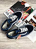 Жіночі та Чоловічі кеди Vans Old Skool Blue White кросівки Ванс Олд Скул синьо-білі Унісекс, фото 8