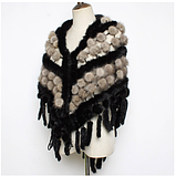 Шаль з норки, норкова накидка,норковий хустку, фото 2