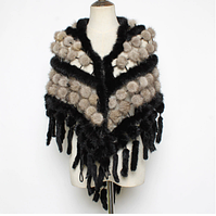 Шаль з норки, норкова накидка,норковий хустку