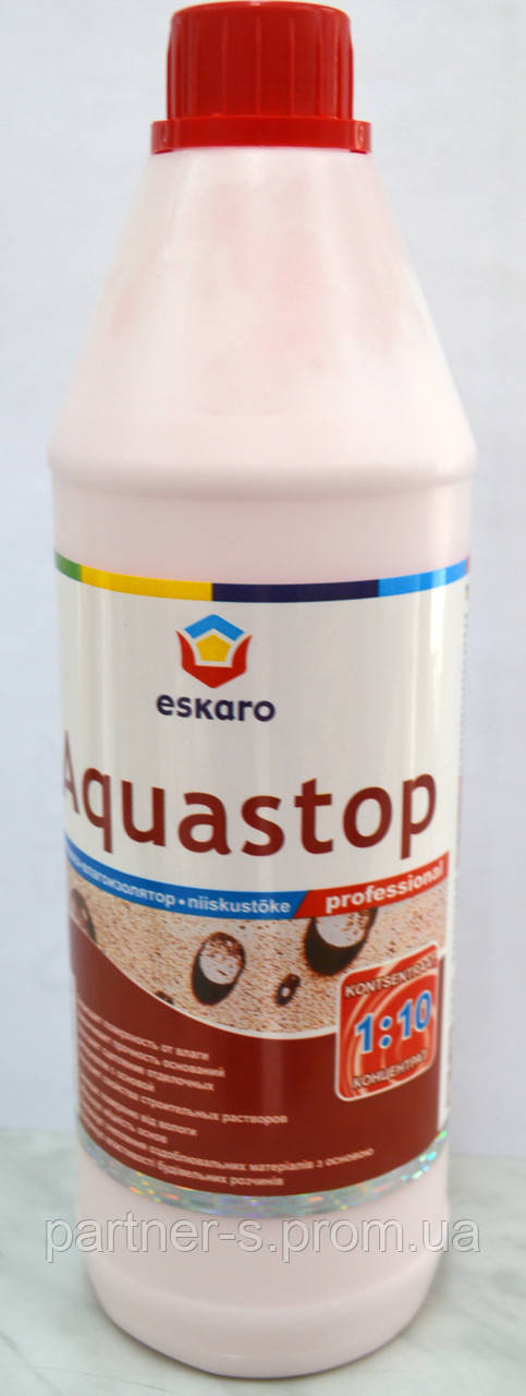 Зміцнювальний ґрунт-вологоізолятор Aquastop Prossional Eskaro(1 л)