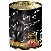 Консервы Piper Dog куриное сердце и коричневый рис 400 гр