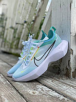 Жіночі кросівки Nike Vista Lite Blue white Yellow Найк Віста білі з синім сітка літні, фото 4