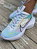 Жіночі кросівки Nike Vista Lite Blue white Yellow Найк Віста білі з синім сітка літні, фото 6