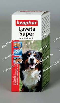 Laveta Super Beaphar (Лавета супер) вітаміни для вовни собак Laveta Super Beaphar 12554 Вітаміни для вовни