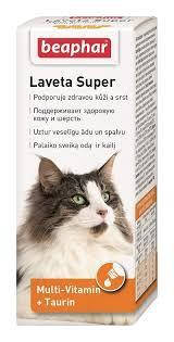 Laveta Super Вітаміни для вовни кішок Laveta Super For Cats Вітаміни для вовни кішок лавета, Beaphar