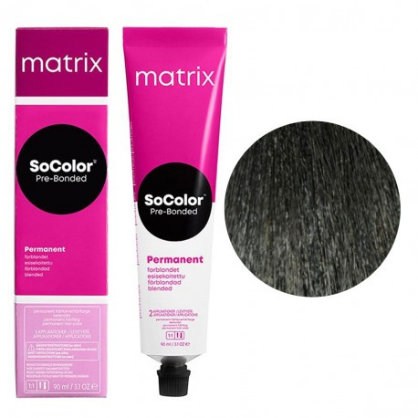 Крем-фарба для волосся Matrix Socolor Beauty №5A Світлий шатен попелястий 90 мл, фото 1